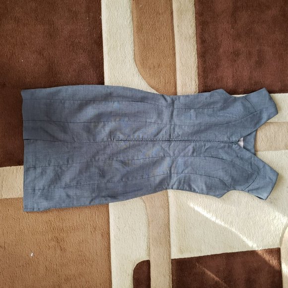 Calvin Klein Grey Classic Sleeveless Sheath Dress - Picture 5 of 12